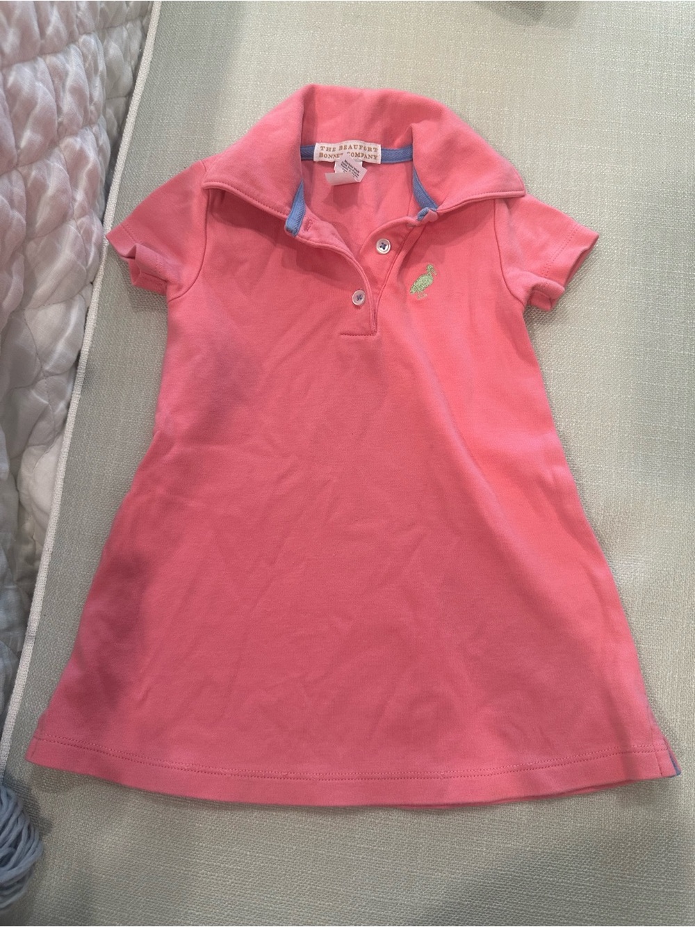 The Beaufort Bonnet Company Coral Pink Polo Dress
